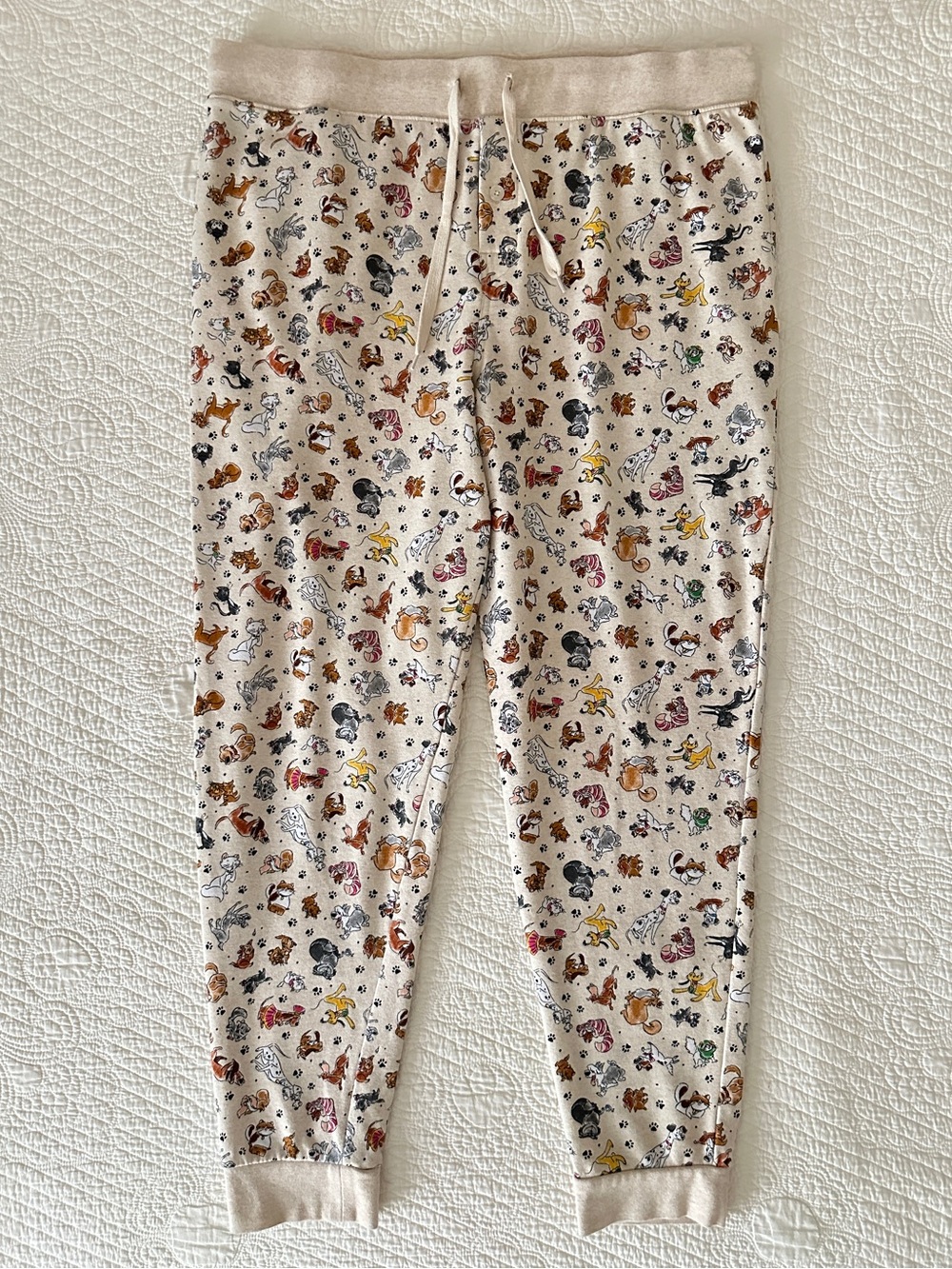 Disney Parks Reigning Cats & Dogs Lounge Jogger Pants Sweatpants XL